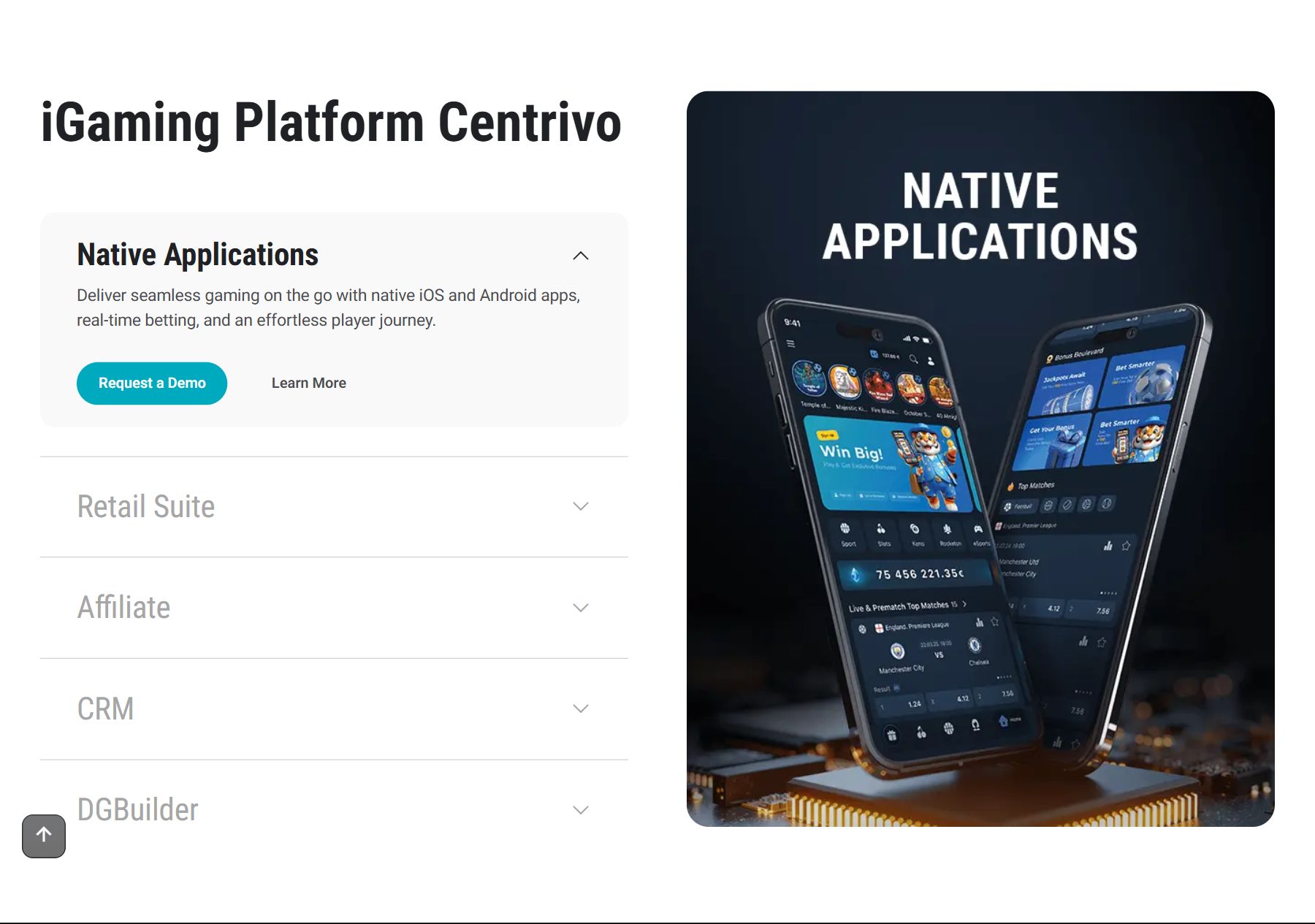 Digitain product highlights